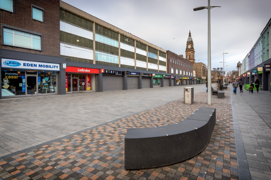Newport Street Shop Fronts, Bolton Warden Construction